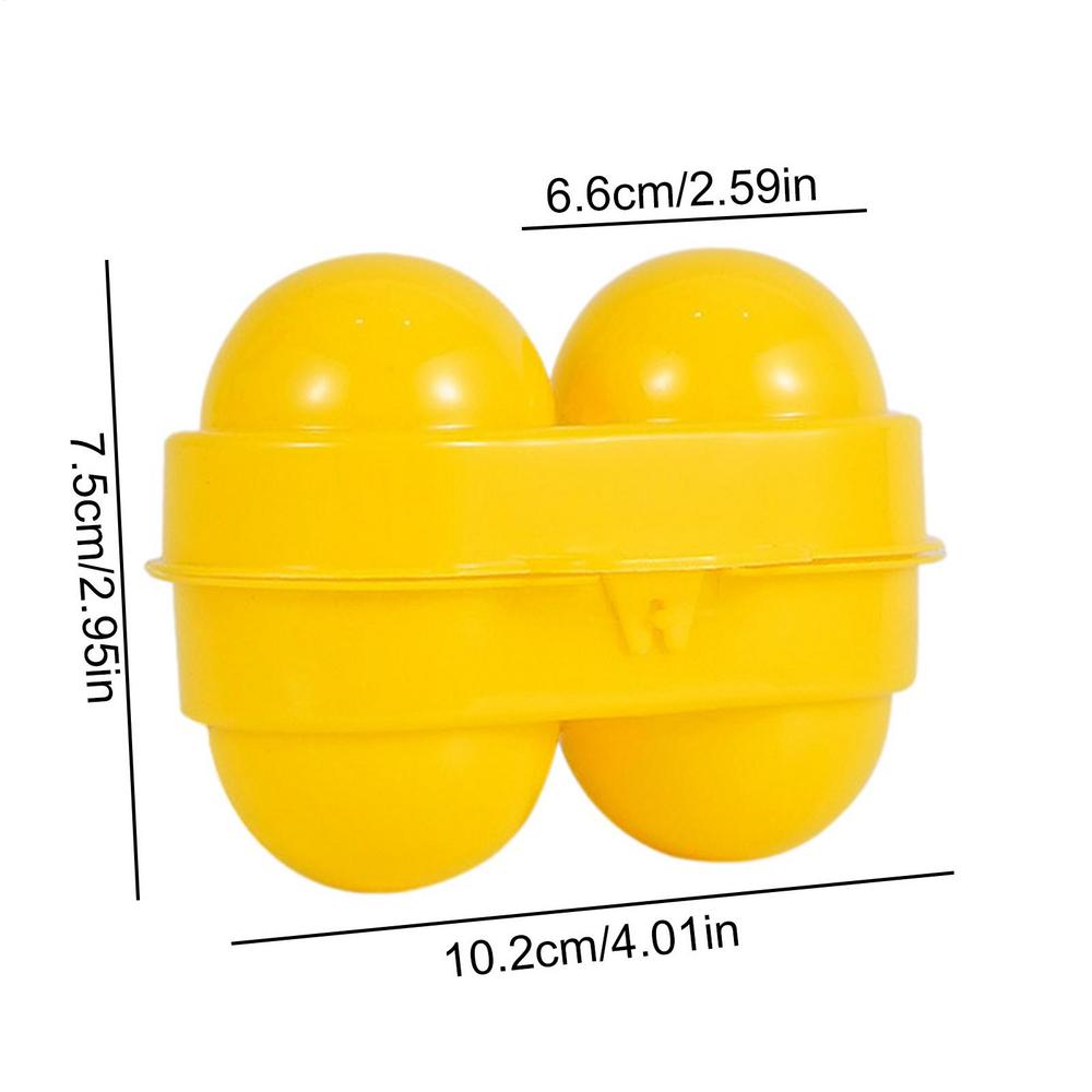 

2 Grids Egg Storage Box Home Kitchen Organizer Egg Holder Container Case Portable Outdoor Camping Picnic Eggs Boxes Case
