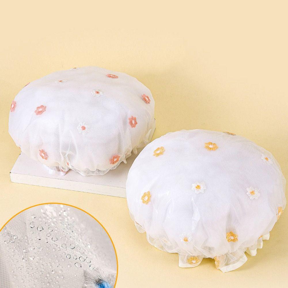 

Двухслойная шапочка для волос, многоразовая шапочка для шампуня, принадлежности для ванной, шапочка для ванны для женщин синий