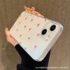 The full-screen little heart is suitable for iPhone 11/12/13/14/15/16 Pro Max transparent TPU phone cases