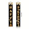 Happy Birthday Couplet Banner Layout Courtyard 1 Pair Indoor Outdoor Decor