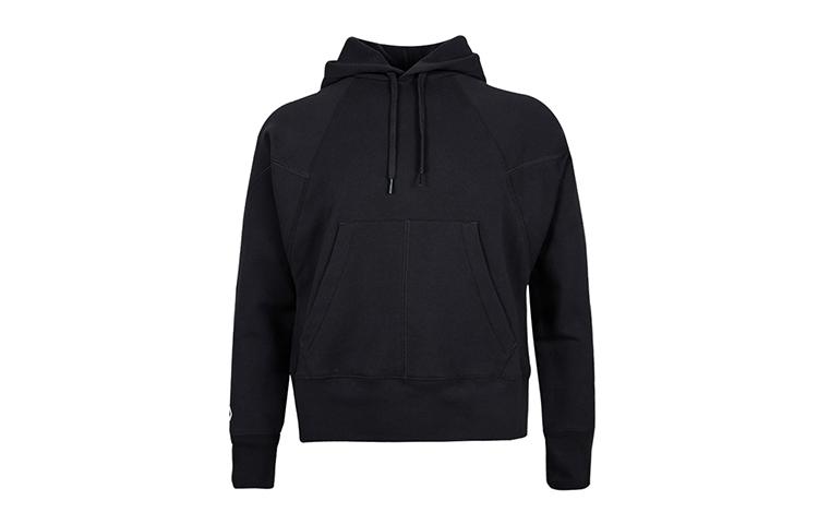 Converse Sweatshirts Unisex Black Hooded Moderate Regular 10020754-A01 |||