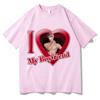 Love and Deepspace Sylus Tshirt I Love My Boyfriend Tops Women Clothing Valentines Day Perfect T-shirt Game Fashion Tees