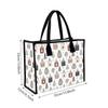 Christmas Themed Tote Bag Casual Large Capacity Canvas Shoulder Bag