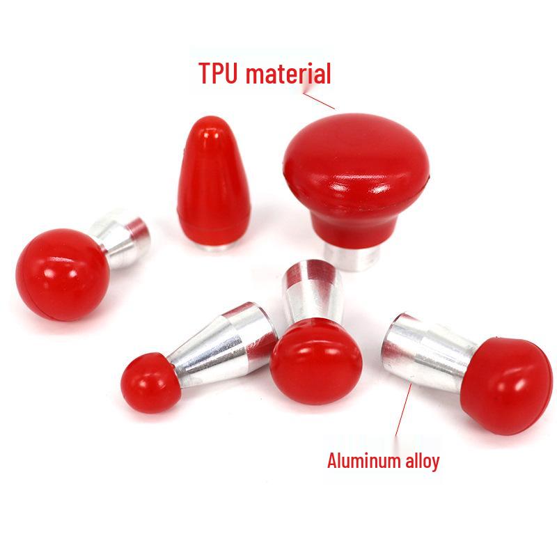 Car Dent Repair Hook Head and Rubber Tip Replacement Kit