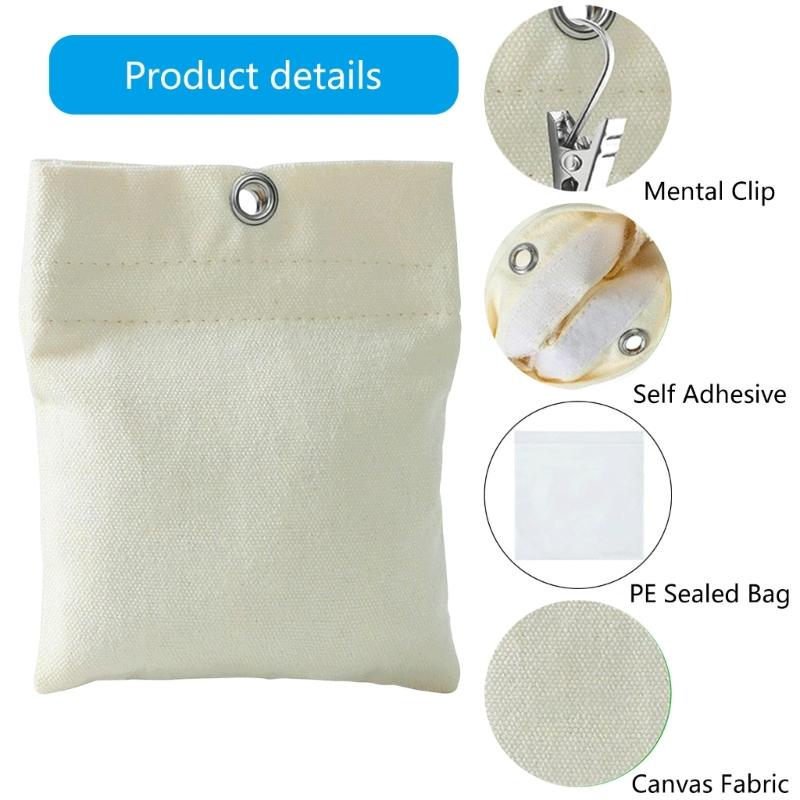 12pcs Reinforced Canvas Sandbags Auto Closing Design Includes Metal Clip Outdoor Windproof Tablecloth For Curtains