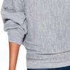 Knitwear Boat Neck Batwing Long Sleeve Ribbed Women Knitted Sweater Autumn Winter Solid Color Loose Top Streetwear Jumper