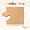 8 X 8 Inch Cork Boards Small 2 PCS Thick Cork Board Square Cork-Tile Self Adhesive Tiles for Home Office Wall Decorations