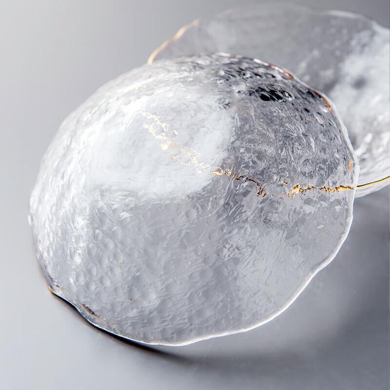 IJARL Elegant Glass Fruit & Dessert Plate Set (2-Pack)