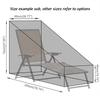 Waterproof Oxford Outdoor Garden Beach Lounge Chair Cover Patio Sunbed Lounger Furniture Dust Cover Recliner Protective Cover