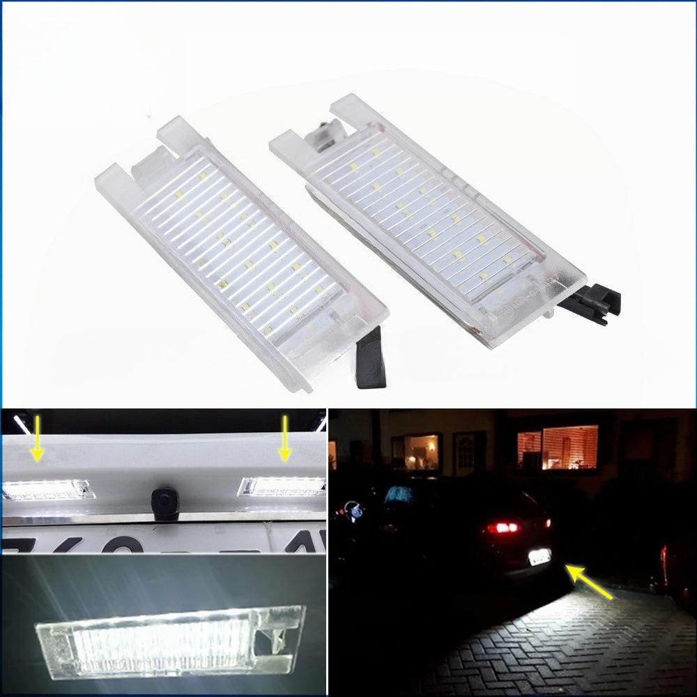 2 Stück Canbus LED Kennzeichenbeleuchtung Weiß Für Alfa Romeo 147 156 159 166 Brera Giulietta Typ 940 MiTo Romeo GT Spider 939