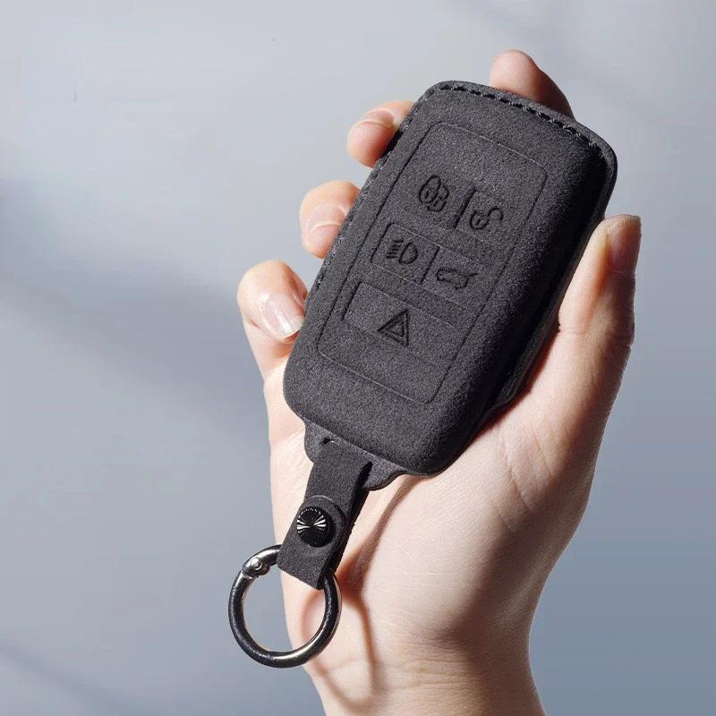 For Land Rover Range Rover Sport Evoque Freelander Velar Discovery 4 Jaguar XE XJ XF Guitar Car Remote Key Case Cover Shell