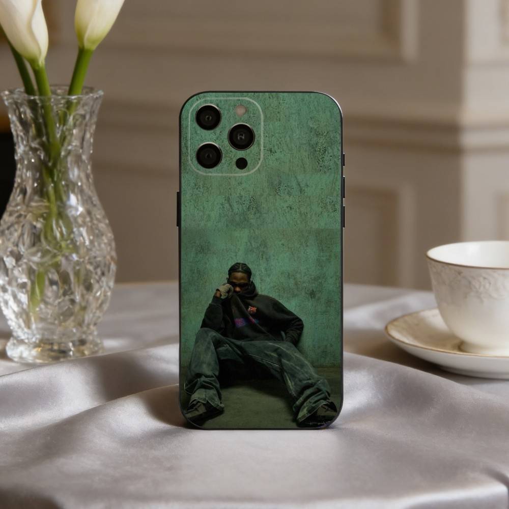 Confident T-Travis S-Scott-T Phone Case For iPhone 17,16,15,14,13,12,11 Plus,Pro Max,XS,Soft Silicone Black Cover