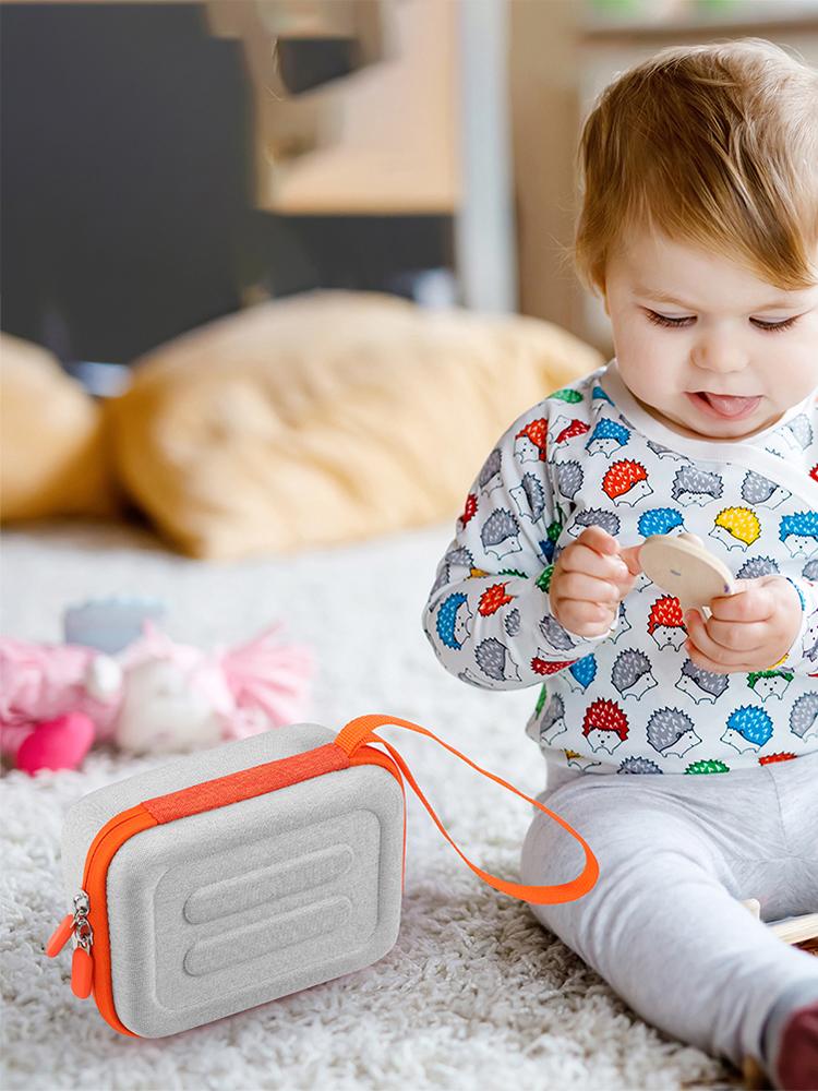 Harte Tragetasche für Yoto Mini (Ausgabe 2025) Wasserdichte Aufbewahrungstasche für Yoto Mini Player Kinder-Musikplayer