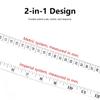2M Length Cat Paw Ruler Portable Design Soft Leather Soft Leather Ruler Multifunctional Use Massage Ball Clothing Tailor Ruler