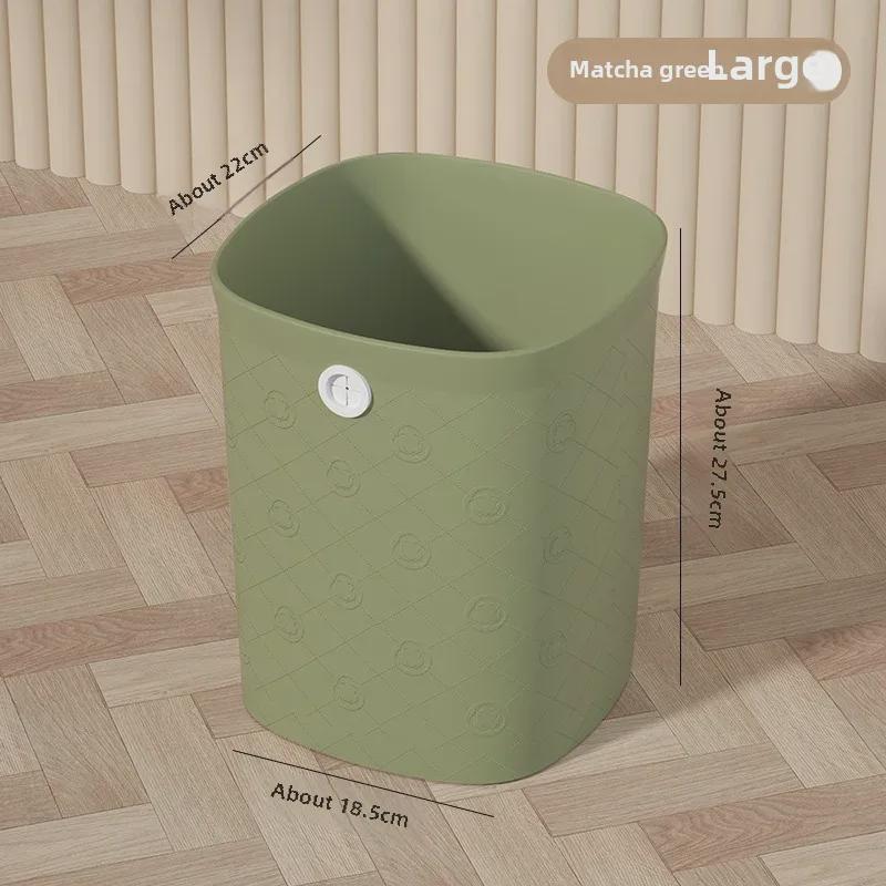 Free Pressure Ring Multi-Use Trash Can for Kitchen, Bathroom, Bedroom, Living Room, Dormitory, Office