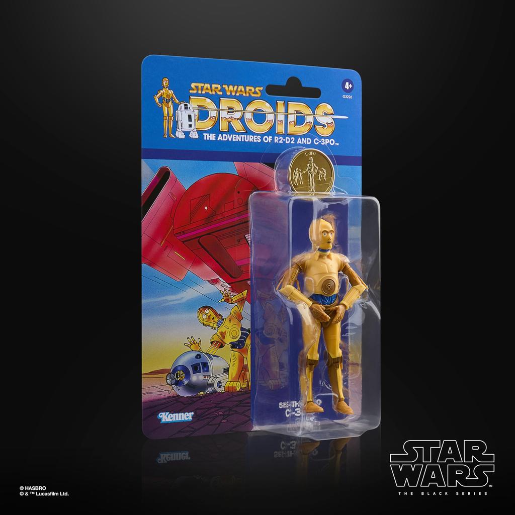 Hasbro STAR WARS Black Series C-3PO, Star Wars: Droid Adventures Premium Collection 15 cm Action Figure G3226 (Authentic)