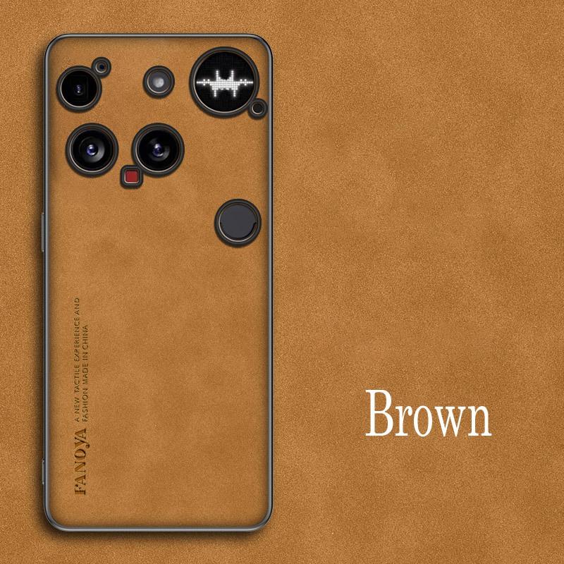 

Роскошный противоударный силиконовый чехол из овчины для Nothing Phone 3 NothingPhone 3 1 2A Plus 3A CMF Phone 2 Pro 1 чехол для телефона Nothing CMF Phone 1 коричневый