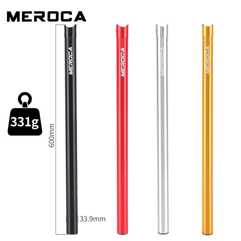 Aluminum Alloy Bike Seat Post 33.9mm Diameter 600mm Length Folding Bicycle Upgrade Compatible With Dahon