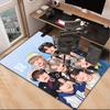 Kpop Idol Performance Office Rug Chair Mat, Game Carpet, Suitable for Front Door, Bedroom, Living Room, Desk, Holiday Gift