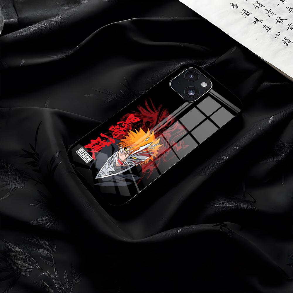 B-Bleach Phone Case For IPhone 17 Pro Max 16 15 14 Pro Max 13 11 Plus Glass Cover
