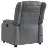 Massage Chair Relaxation Chair Grey Faux Leather
