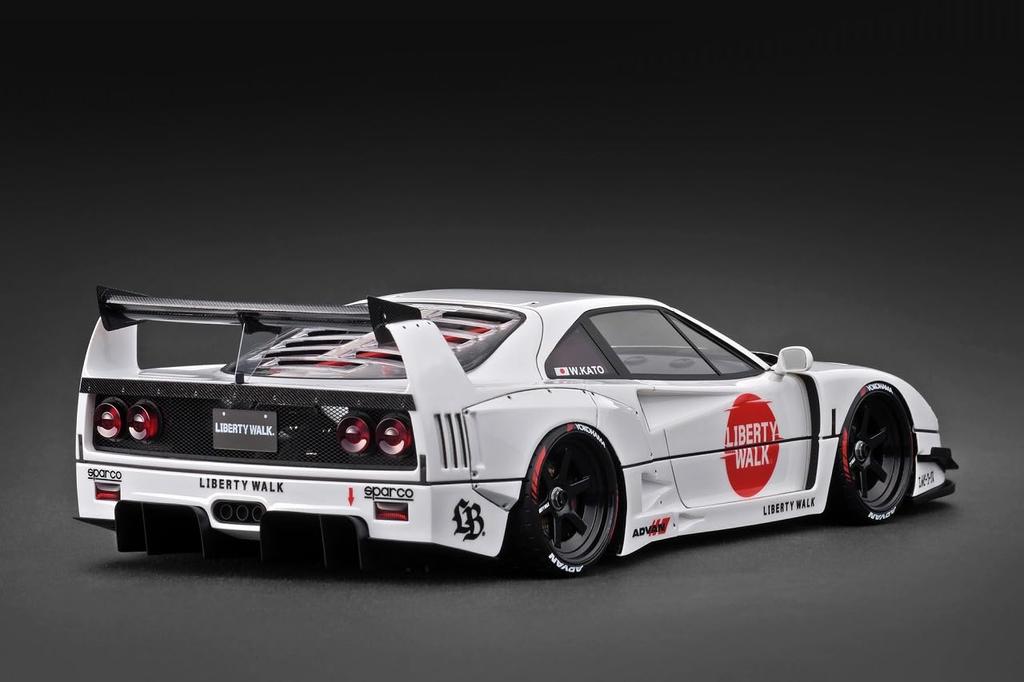 ignition model 40 White finished product IG3752 TK.Company 1/18 LB-WORKS
