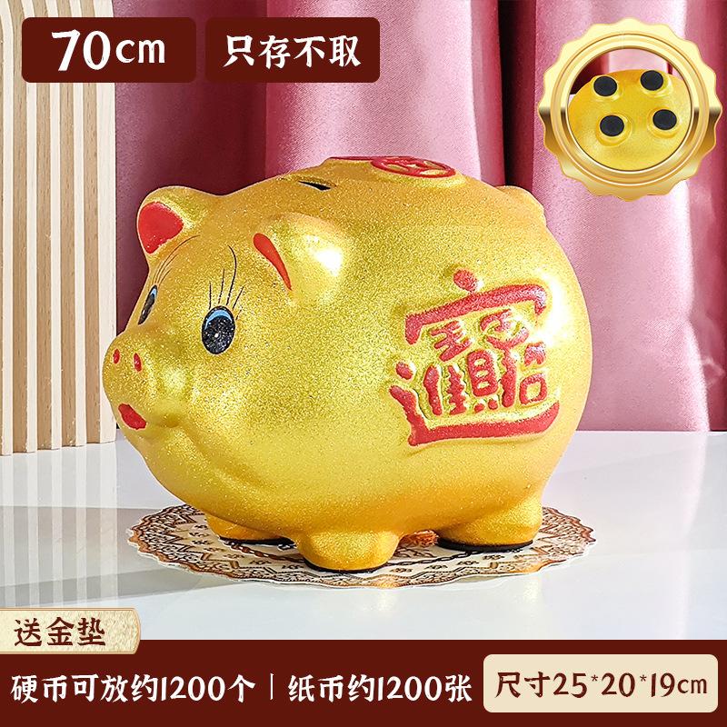Goldenes Schwein Sparschwein Kinder und Männer Können Nur In Und Aus Dem Sparschwein Ein- Und Ausgehen Kann Im Sparschwein Aufbewahrt Werden Wohnzimmer Schreibtisch Eingang