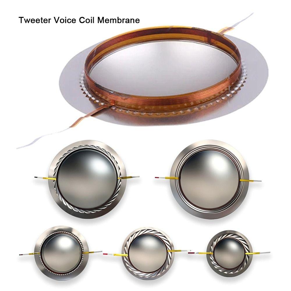 1Pcs DIY Speaker Modification Titanium Film Diaphragm  Audio Equipment Maintenance