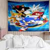 1PC Hedgehog Adventure Speed And Colors K-pop Music Group Tapestry Accessories for Bedroom,Livingroom, Dormitory Room Wall Decor Fan Birthday Gifts