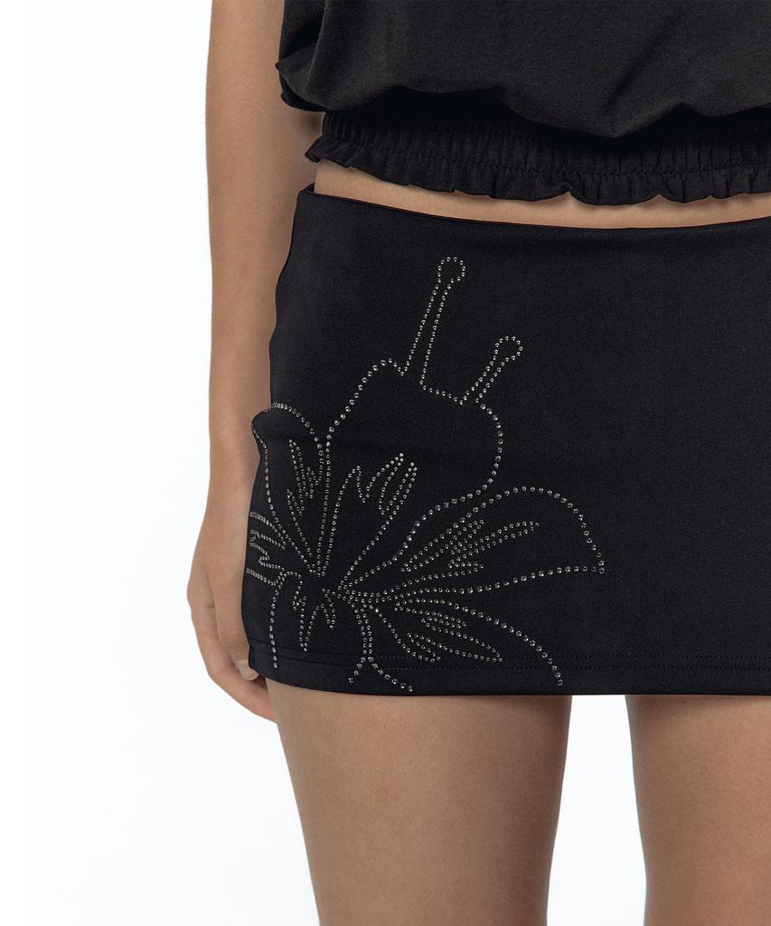 Kasiko Lily Mini Skirt Pants Black
