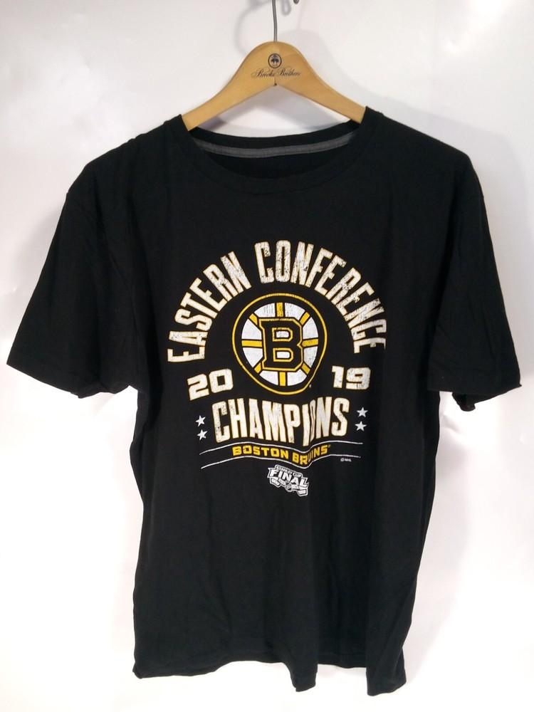 Boston Bruins 2019 Stanley Cup Finals Eastern Conference T-shirt Black Large S