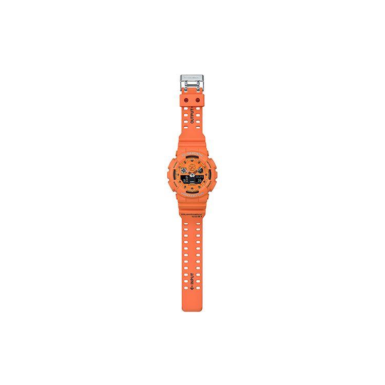 Casio G-Shock Youth Series Rock Music Shock Resistant Magnetic Resistant Waterproof Sports Watch Quartz Movement Resin Strap Men watches GA-100RS-4A