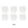 50Pcs Car Universal Fender Bumper Door Side Skirt Fixing Clip White Plastic Push Rivet Fender Clip For 5mm Hole Car Accessoires