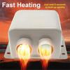 12V/24V Car Heater 600W/800W 5 Second Fast Heating Demister Windshield Window Defroster Electric Dryer with Double Air Outlet
