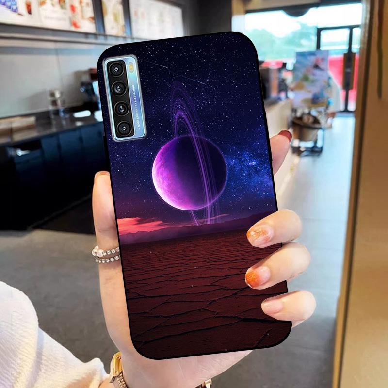 For TCL 20 20S 20L 20L+ Phone Case Soft Silicone Protector Cover For TCL 20L Plus Shell Funda 20 L S TPU Shockproof Coque