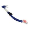 Dry Snorkel Tube PVC Silicone Easy Breath Lightweight Swimming Snorkel Tube for Diving Enthusiast