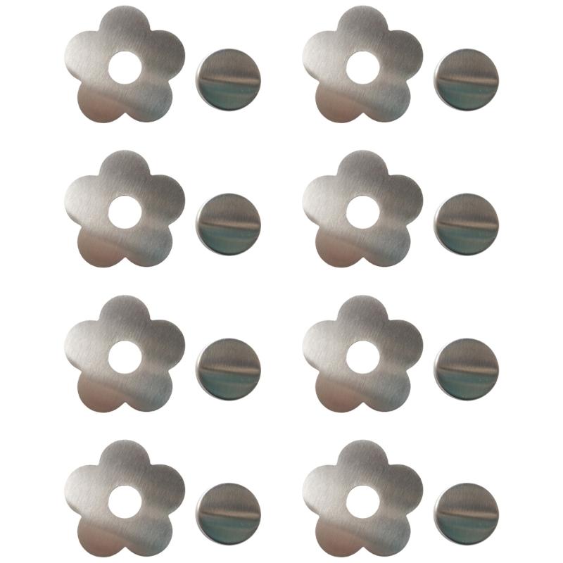 8PCS Strong Windproof Tablecloth Weights Holder Rustproofs Steel Decorative Insect Design For Picnics Gardens Party