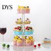 Kuchenständer 1 Set Ständer 3/4 Schichten Transparent Rund Große Kapazität Cupcake Einfache Montage Acryl Party Turm Hochzeit Zubehör Regal
