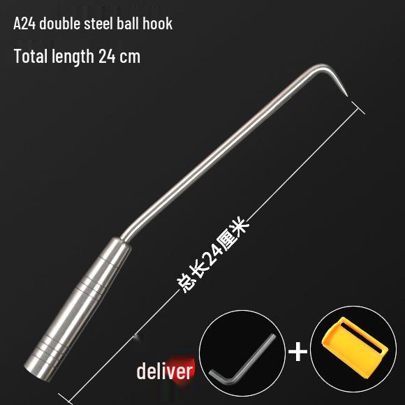 Stainless Steel Double Ball Bearing Tie Wire Hook for Rebar Workers