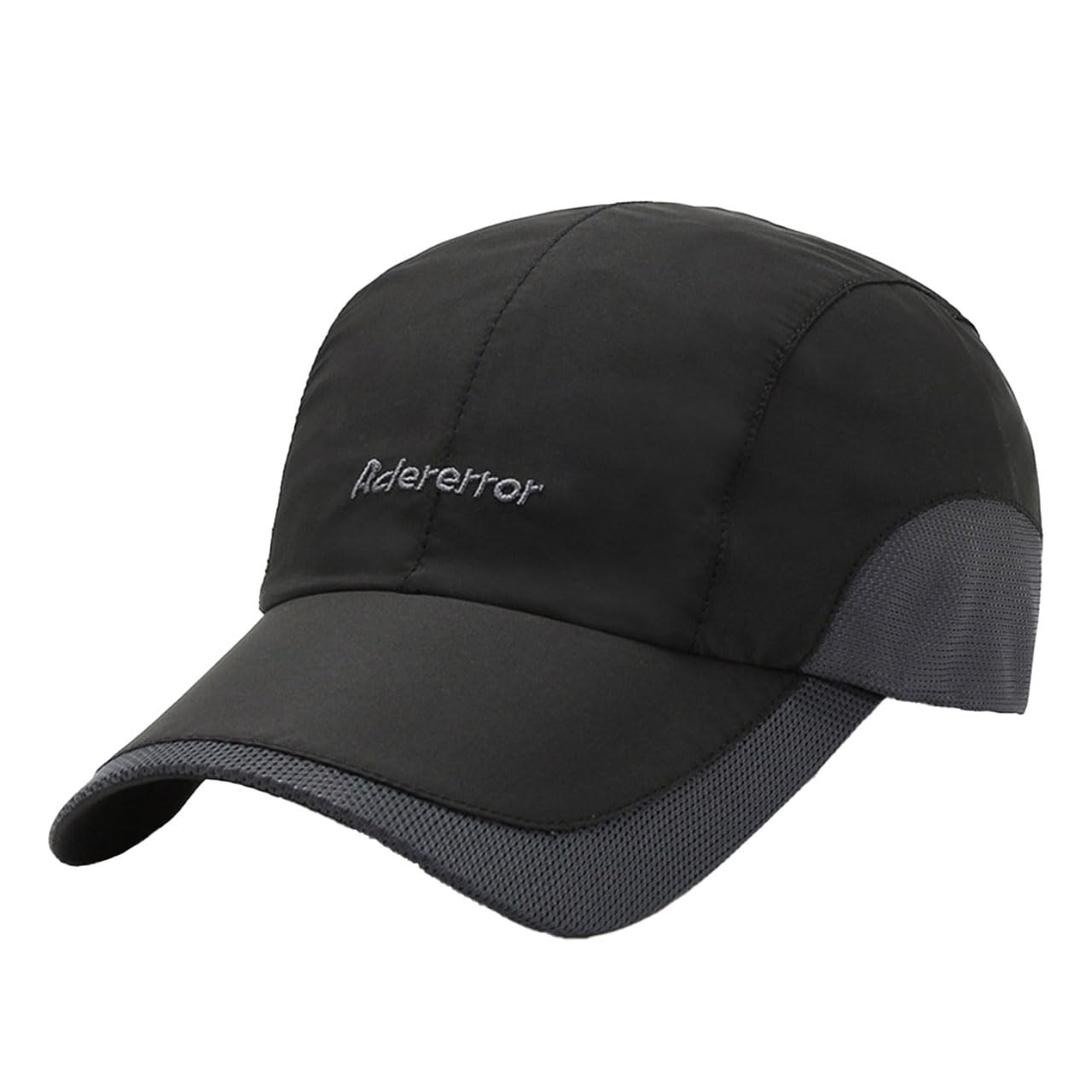

Cap Mesh Hat Sports Outdoor Casual Simple Men Women CZA093 [White Fang] (Black) чёрный