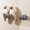 Bathroom Shoe Rack Suction Cup Wall Waterproof Hooks No Drilling Shoe Drying Slipper Rack Bathroom Slipper Hook Drainage Holder