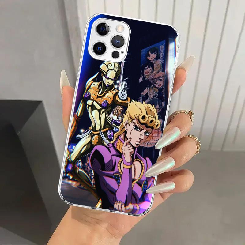 JoJo Bizarre Adventure Golden Wind Phone Case for Iphone 17 Air 16 15 Plus 14 13 Mini 12 11 Pro Max 16E 7 8 SE 2020 Soft Funda P