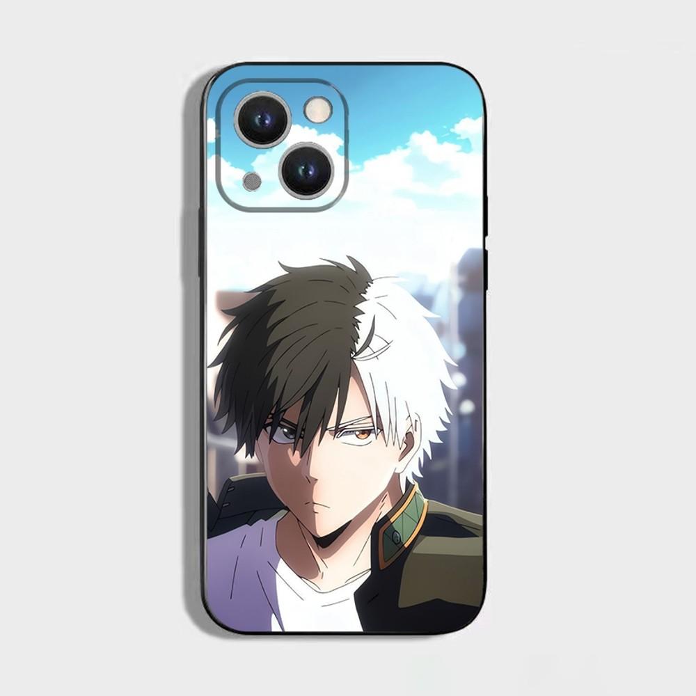 Anime Wind Breaker Sakura Phone Case For iPhone 16 15 Plus 14 13 Pro Max 12 Mini 11 X XS XR 7 8 8Plus Black Soft Phone Coque