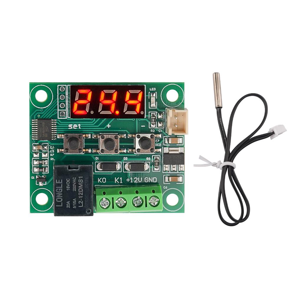 DC5V/12V/24V AC110-220V W1209 LED Digital Constant Temperature Controller Thermometer Switch Module Waterproof NTC Sensor