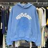 Unisex Kapuzen Streetwear Sweatshirt Set Baumwolle Grafikdruck Hip Hop Stil Lässiges Langarm Oberteil Hose