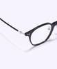 Alloaiweeo [Silverbite] Sbg7606 0909G Hd Acetate Ultra-Lightweight High-Density Acetate Black Square Eyeglass Frame Blue Light Lens Selection