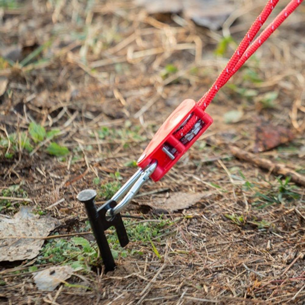 5M Reflective Camping Tent Rope 6mm Tent Fastener Rope Outdoor Activity Tent Wind Rope Survival