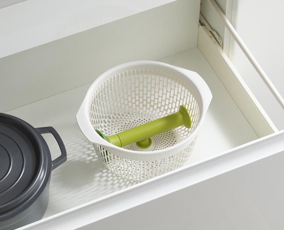 Salad Spinner with Suction Cup 2-in-1 Colander Spindola Joseph Joseph Dishwasher