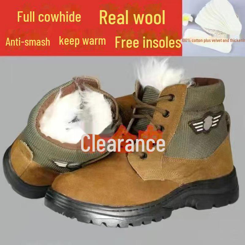 

Чоловічі надтовсті високі снігові чоботи, холодостійкі, нековзні, з бавовни, вовни та натуральної шкіри, монгольські чоботи. 44