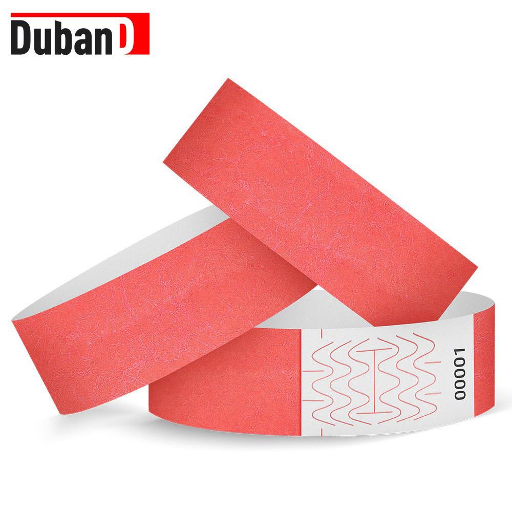 Waterproof Dupont Paper Wristbands With Uv Printing For Childrens Playground And Pool Access